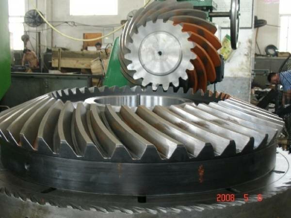 Процесс накатывания зубчатых колес