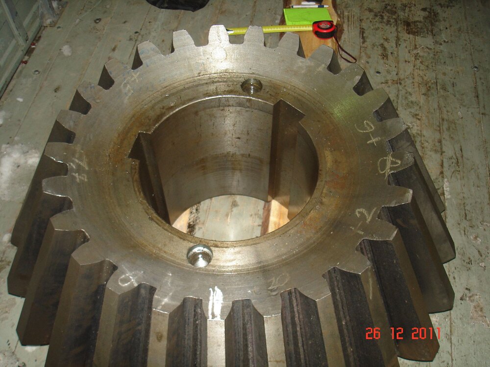 Припуск на механическую обработку зубьев